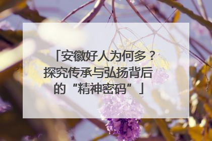 安徽好人为何多？探究传承与弘扬背后的“精神密码”